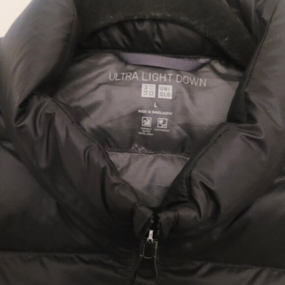 UNIQLO Sleeveless Jacket NEW – Black, Size Large - Picture 8 of 9